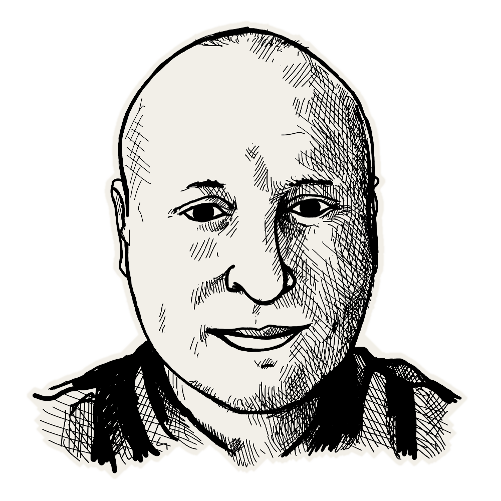 Pencil portrait of Toon Sintobin